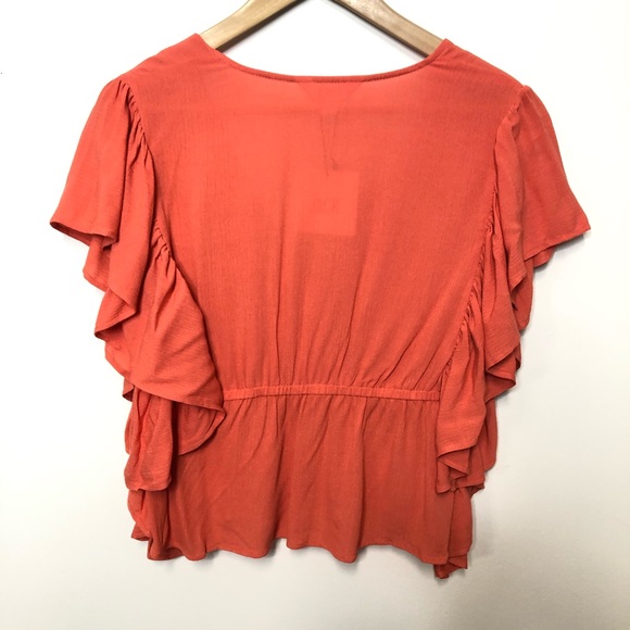 NEW Jack by BB Dakota On a Cruise Ruffle Top - Picture 4 of 4